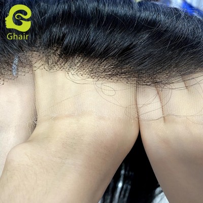 Ghair Wholesell HD Frontal Vendor Raw Hair Super Thin HD Frontal Indian Virgin Hair