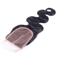 Human hair vendors new top quality hand tied 100% virgin hair 6x6 swiss lace closure