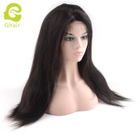 Ghair Best Melting 180% density Undetectable HD Transparent Lace Wig Real HD Thin Swiss Lace Wig Straight and body wave